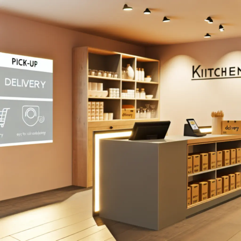 Różne opcje dostawy produktów kuchennych