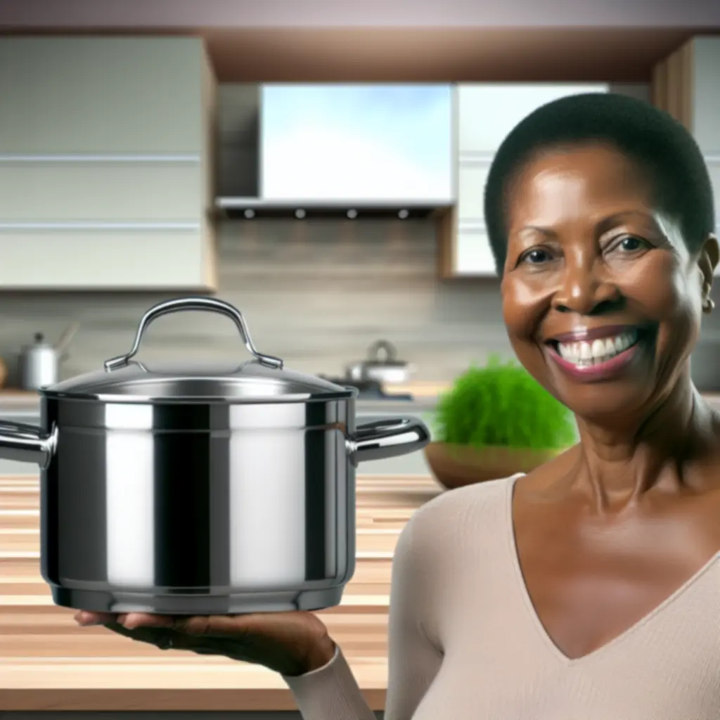 Zadowolona Klientka Kitvoryx w nowocześnie urządzonej kuchni