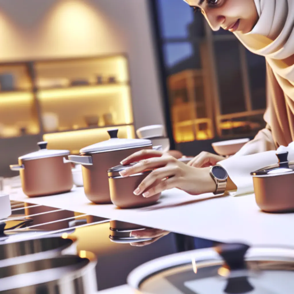 Kontrola jakości akcesoriów kuchennych w sklepie Kitvoryx